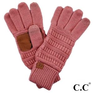 C.C Smart Touch Gloves Mauve